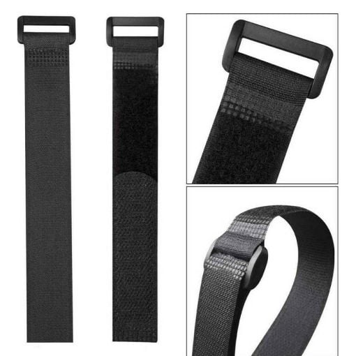 Εικόνα της Δεματικά Καλωδίων Powertech Velcro 200 x 20mm 10τμχ Black TIES-024