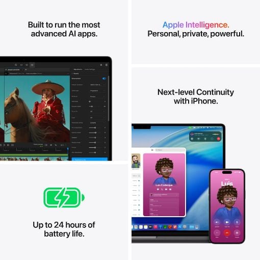 Εικόνα της Apple MacBook Pro 16.2" Apple M5 Pro 18‑Core 48GB 1TB SSD 20‑Core GPU (GR Keyboard) Space Black MGEC4GR/A