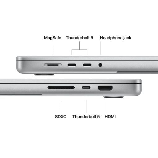 Εικόνα της Apple MacBook Pro 16.2" Apple M5 Max 18‑Core 36GB 2TB SSD 32‑Core GPU (GR Keyboard) Silver MGE74GR/A