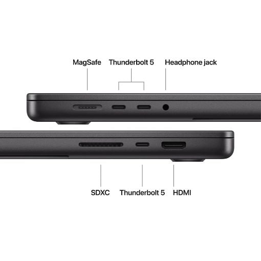 Εικόνα της Apple MacBook Pro 16.2" Apple M5 Max 18‑Core 36GB 2TB SSD 32‑Core GPU (GR Keyboard) Space Black MGED4GR/A