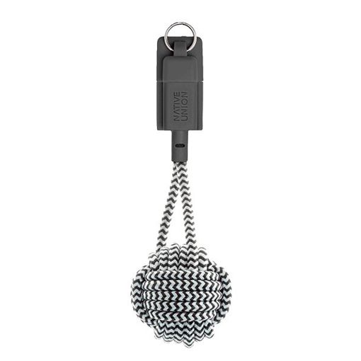 Εικόνα της Καλώδιο Native Union Key Cable USB-A to Lightning 0.15m Zebra KEY-L-ZEB-NP