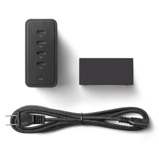 Εικόνα της Φορτιστής Native Union 140W GaN 4x USB-C Black FAST-PD140-BLK-EU