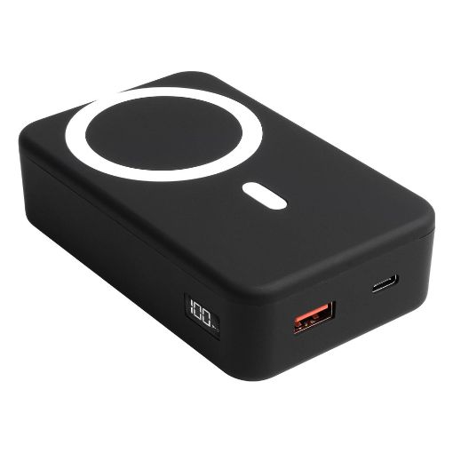 Εικόνα της Power Bank XtremeMac Magnetic 20000mAh MagSafe USB-A/USB-C 20W Black XWH-PMS3-13