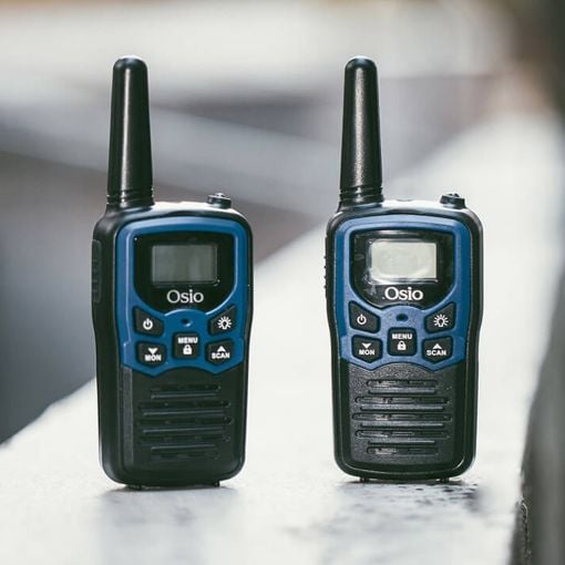 Εικόνα της Walkie Talkie Osio PMR με Φακό Blue OPM-1010