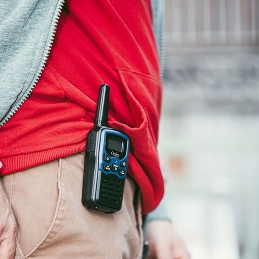 Εικόνα της Walkie Talkie Osio PMR με Φακό Blue OPM-1010