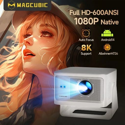 Εικόνα της Projector Magcubic HY350Max 1080P WiFi Android 14 White