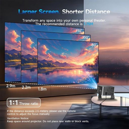 Εικόνα της Projector Magcubic HY350GT 1080P WiFi Android
