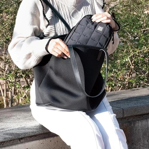 Εικόνα της Hori Puff Pouch Carrying Case for Switch/Switch 2 Black NSX-019E