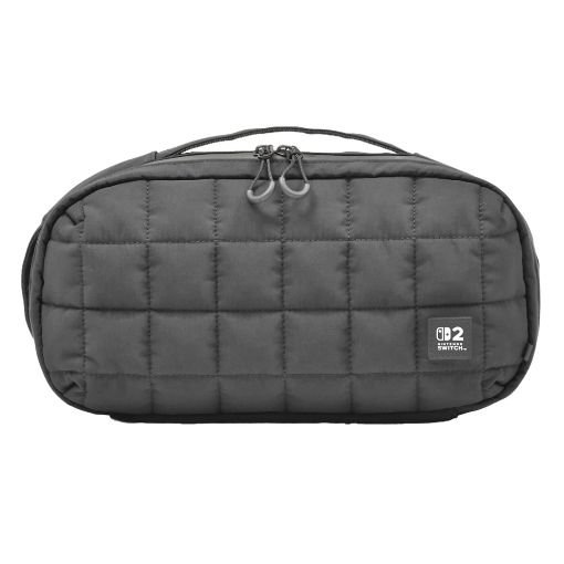 Εικόνα της Hori Puff Pouch Carrying Case for Switch/Switch 2 Black NSX-019E