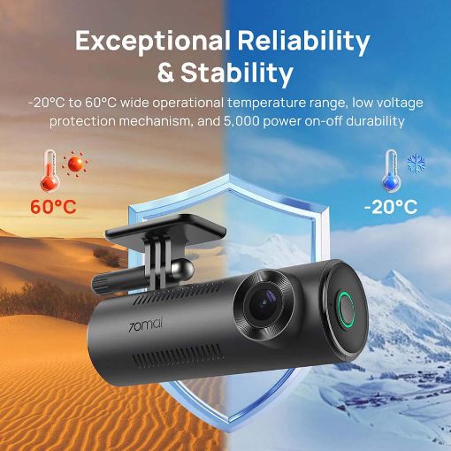 Εικόνα της Κάμερα DVR Αυτοκινήτου 70mai M310 Plus Dash Cam WiFi 2K Black M310 2K