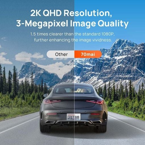 Εικόνα της Κάμερα DVR Αυτοκινήτου 70mai M310 Plus Dash Cam WiFi 2K Black M310 2K