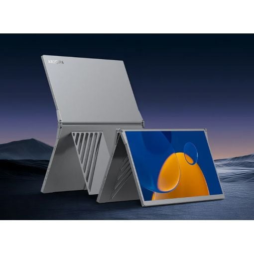 Εικόνα της Διπλή Φορητή Οθόνη Arzopa E1 15.6" IPS Full HD HDR Silver