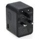 Εικόνα της Αντάπτορας Πρίζας Ταξιδιού Q-Master Universal 1x USB-A & 3x USB-C GaN 45W Black PWR001BLK45W