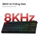 Εικόνα της Πληκτρολόγιο Keychron C3 Pro 8K QMK Custom TKL Wired RGB Hot-Swappable Brown Switches (US) Black C3PX-H3