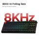 Εικόνα της Πληκτρολόγιο Keychron C3 Pro 8K QMK Custom TKL Wired RGB Hot-Swappable Red Switches (US) Black C3PX-H1