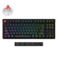 Εικόνα της Πληκτρολόγιο Keychron C3 Pro 8K QMK Custom TKL Wired RGB Hot-Swappable Red Switches (US) Black C3PX-H1
