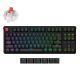 Εικόνα της Πληκτρολόγιο Keychron C3 Pro 8K QMK Custom TKL Wired RGB Hot-Swappable Red Switches (US) Black C3PX-H1