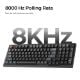 Εικόνα της Πληκτρολόγιο Keychron V5 Ultra 8K QMK/VIA Custom Wireless RGB Hot-Swappable Brown Switches (US) Black V5U-D3