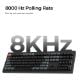 Εικόνα της Πληκτρολόγιο Keychron V6 Ultra QMK/VIA 8K Custom Wireless RGB Hot-Swappable Red Switches (US) Black V6U-D1