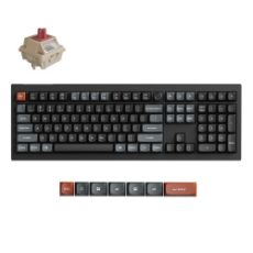 Εικόνα της Πληκτρολόγιο Keychron V6 Ultra QMK/VIA 8K Custom Wireless RGB Hot-Swappable Red Switches (US) Black V6U-D1