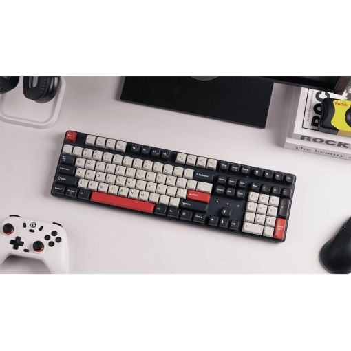 Εικόνα της Πληκτρολόγιο Keychron J5 QMK 1K Wireless RGB Hot-Swappable Red Switches (US) Dark Blue KJ5-H1Z
