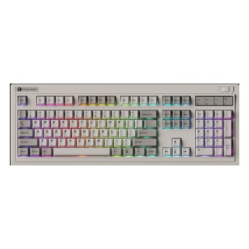 Εικόνα της Πληκτρολόγιο Keychron R6 QMK 1K Wireless RGB Hot-Swappable Red Switches (US) Retro R6-M1