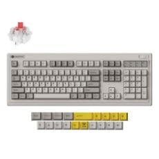 Εικόνα της Πληκτρολόγιο Keychron R6 QMK 1K Wireless RGB Hot-Swappable Red Switches (US) Retro R6-M1