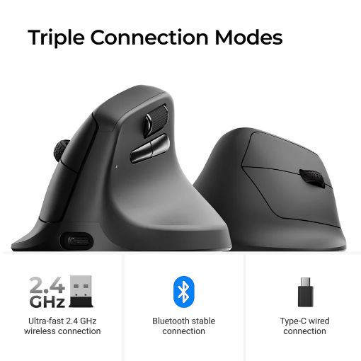 Εικόνα της Ποντίκι Keychron M5 Wireless Black M5-A23