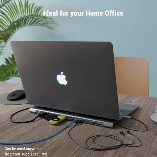 Εικόνα της Docking Station XtremeMac 12-in-1 USB-C PD 4K 85W Silver XWH-CDH-13