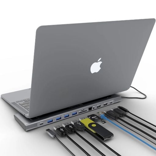 Εικόνα της Docking Station XtremeMac 12-in-1 USB-C PD 4K 85W Silver XWH-CDH-13