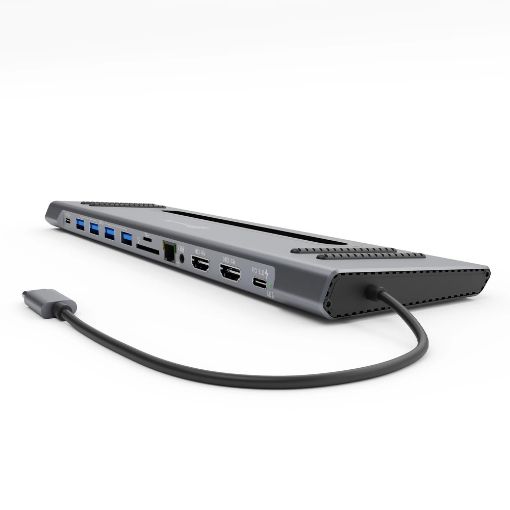 Εικόνα της Docking Station XtremeMac 12-in-1 USB-C PD 4K 85W Silver XWH-CDH-13