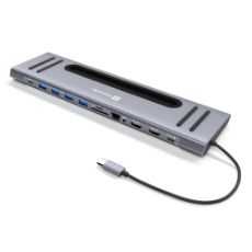 Εικόνα της Docking Station XtremeMac 12-in-1 USB-C PD 4K 85W Silver XWH-CDH-13