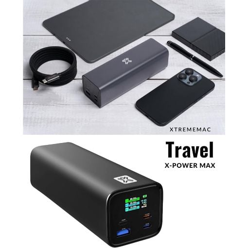 Εικόνα της Power Bank XtremeMac X-Power Max 27000mAh 2x USB-C PD & USB-A QC3 140W Black XWH-XPM-13