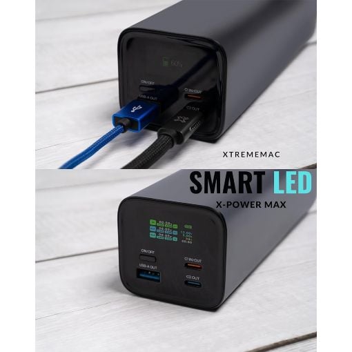 Εικόνα της Power Bank XtremeMac X-Power Max 27000mAh 2x USB-C PD & USB-A QC3 140W Black XWH-XPM-13
