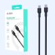 Εικόνα της Καλώδιο Aukey USB-C Male to USB-C Male 1m 60W Black CB-NCC1