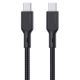 Εικόνα της Καλώδιο Aukey USB-C Male to USB-C Male 1m 100W Black CB-KCC101