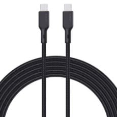 Εικόνα της Καλώδιο Aukey USB-C Male to USB-C Male 1m 100W Black CB-KCC101