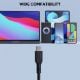 Εικόνα της Καλώδιο Aukey USB-C Male to USB-C Male 1m 240W Black CB-SCC241