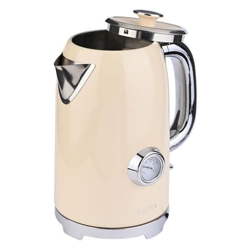 Εικόνα της Βραστήρας Estia Retro Epoque Ανοξείδωτος 1.7lt 2200W Κρεμ 06-38458