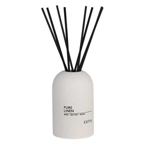 Εικόνα της Αρωματικό Χώρου Estia Pure Linen με Στικ 150ml 04-36379