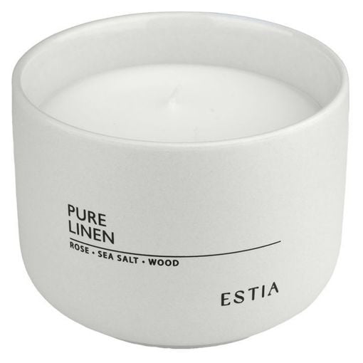 Εικόνα της Αρωματικό Κερί Estia Pure Linen 280gr 04-36409