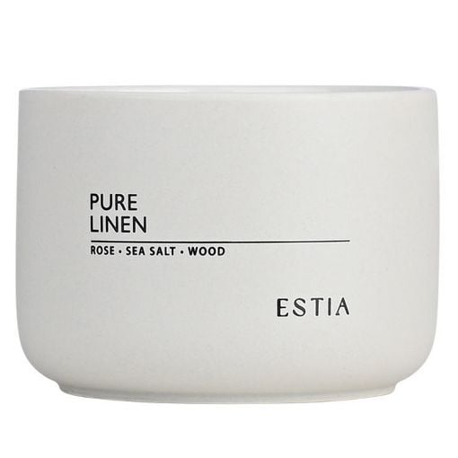 Εικόνα της Αρωματικό Κερί Estia Pure Linen 280gr 04-36409