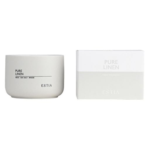 Εικόνα της Αρωματικό Κερί Estia Pure Linen 280gr 04-36409