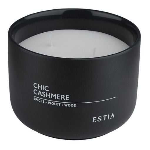 Εικόνα της Αρωματικό Κερί Estia Chic Cashmere 280gr 04-36416