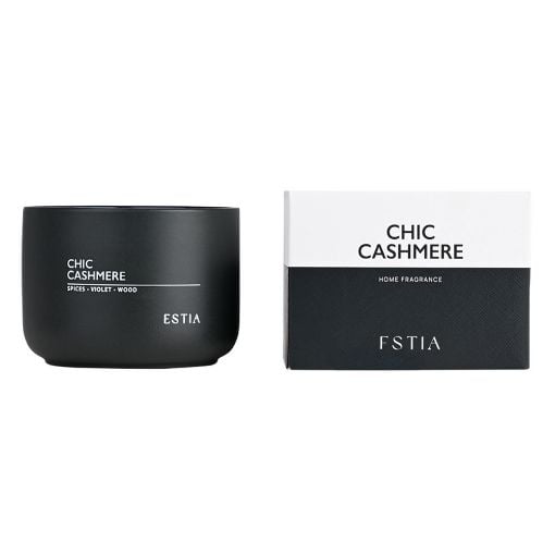 Εικόνα της Αρωματικό Κερί Estia Chic Cashmere 280gr 04-36416