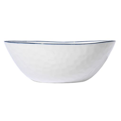 Εικόνα της Σαλατιέρα Estia Pebbles Πορσελάνινη 20cm White 07-37154