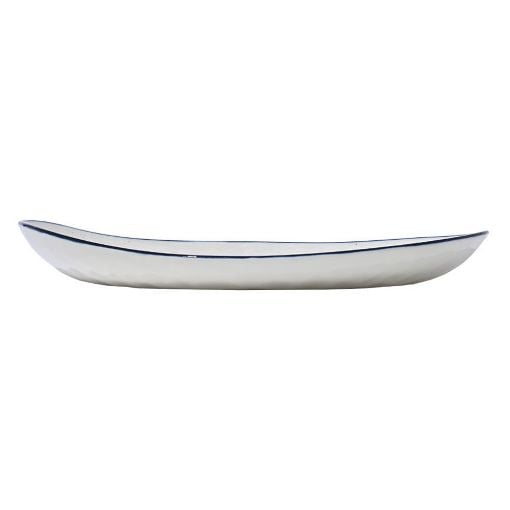 Εικόνα της Πιάτο Φρούτου Estia Pebbles Πορσελάνινο 22cm White 07-37123