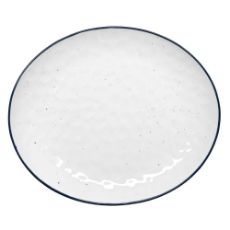 Εικόνα της Πιάτο Φρούτου Estia Pebbles Πορσελάνινο 22cm White 07-37123