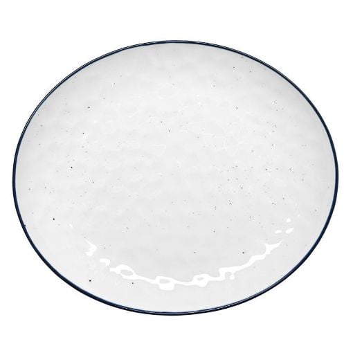 Εικόνα της Πιάτο Φρούτου Estia Pebbles Πορσελάνινο 22cm White 07-37123