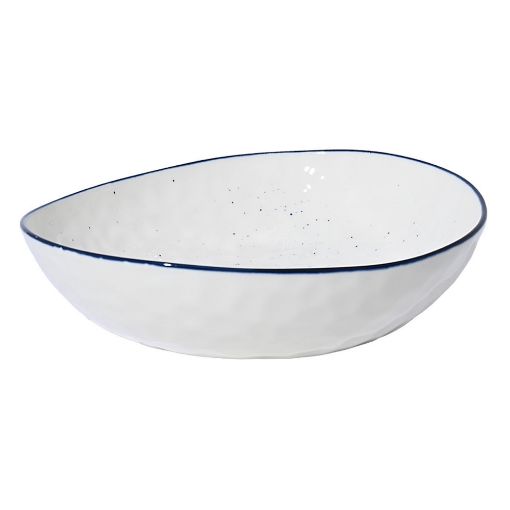 Εικόνα της Πιάτο Βαθύ Estia Pebbles Πορσελάνινο 20cm White 07-37147
